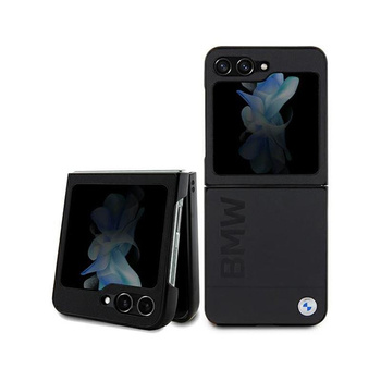 BMW Leather Hot Stamp - Samsung Galaxy Z Flip 5 Case (Black)