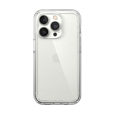 Pouzdro Speck Gemshell pro iPhone 14 Pro s povrchovou úpravou MICROBAN (průhledné)