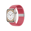 Crong Wave Band - Fonott szíj Apple Watch 38/40/41 mm-es órához (rózsaszín)