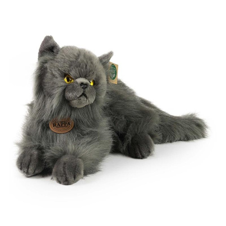 PLUS MASCOTA GRAY PERSIAN CAT 30 CM, Realistic Cat, Soft, ECO