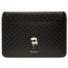 Karl Lagerfeld NFT Saffiano Monogram Iconic Karl Sleeve - 14" Notebook Case (Black)