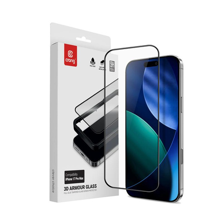 HARDENED SCREEN GLASS FOR IPHONE 17 PRO MAX WITH FRAME Crong PROTECTIVE