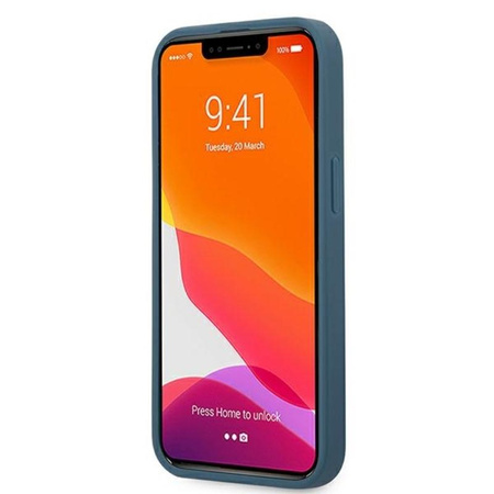 Guess 4G Printed Stripe - pouzdro pro iPhone 13 Pro Max (modré)