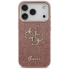 Guess Fixed Glitter Big 4G Metal Frame - Case iPhone 17 Pro (pink)