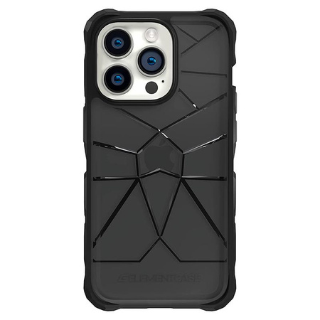 Element Case Special Ops X5 - Armored iPhone 14 Pro Case (Mil-Spec Drop Protection) (Smoke/Black)