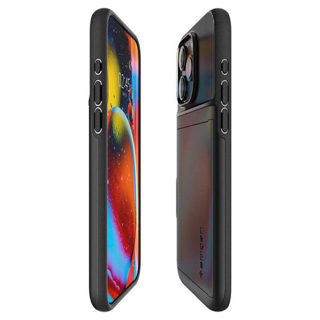 Spigen Slim Armor CS - Gehäuse für iPhone 15 Pro Max (Schwarz)