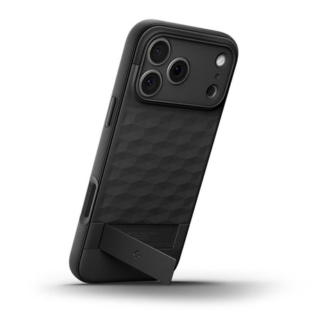 ETUI DO IPHONE 17 PRO do MAGSAFE SPIGEN PARALLAX ORYGINALNE CZARNE CASE
