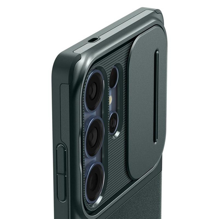 Spigen Optik Armor - Pouzdro pro Samsung Galaxy S25 Ultra (Abyss Green)