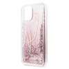 Karl Lagerfeld Signature Glitter Case - Coque iPhone 11 Pro Max (Rose Gold)