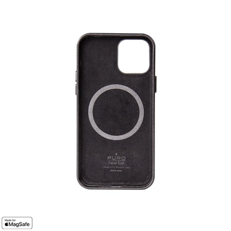 PURO SKYMAG - Pouzdro pro iPhone 12 Pro Max vyrobené pro MagSafe (černé)