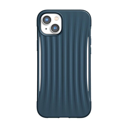 X-Doria Raptic Clutch - Étui biodégradable pour iPhone 14 Plus (testé en chute libre à 3 m) (Bleu)