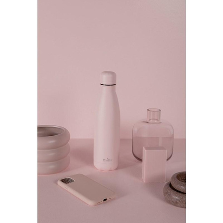 PURO ICON - Bouteille thermique en acier inoxydable 500 ml (Candy Pink) (revêtement en poudre)