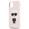 Karl Lagerfeld Fullbody szilikon ikonikus - iPhone 11 Pro Max tok (rózsaszín)