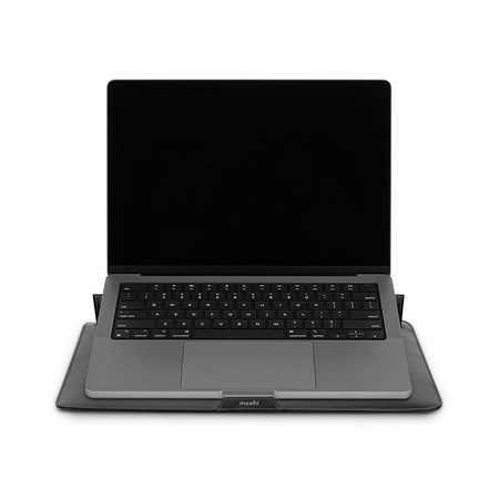 Moshi Muse 14" 3-in-1 Slim - MacBook Pro 14" Hülle (M4/M3/M2/M1/2024-2021) (Tiefschwarz)