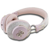 Guess Metal 4G Logo – Kabellose Over-Ear Bluetooth-Kopfhörer ENC (rosa)