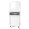 Guess 4G Silver Stripe Crossbody - iPhone 13 Pro Max Tasche
