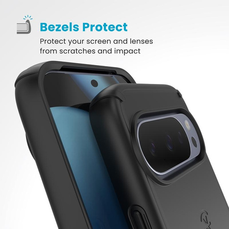 ETUI CZARNE DO GOOGLE PIXEL 10 PRO XL SPECK WYTRZYMAŁE ELEGANCKIE CASE
