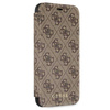 Guess Booktype 4G Charms Collection - Etui iPhone 11 Pro Max z kieszeniami na karty (brązowy)