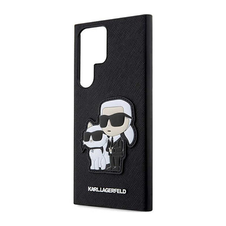 Karl Lagerfeld NFT Saffiano Karl & Choupette - Samsung Galaxy S23 Ultra Case (black)