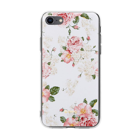 Crong Flower Case - pouzdro pro iPhone SE (2022/2020) / 8 / 7 (vzor 02)