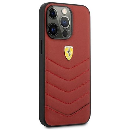Ferrari Off Track Quilted - Coque iPhone 13 Pro Max (rouge)