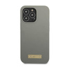 Guess Silicone Logo Plate MagSafe - iPhone 13 Pro Max Case (gray)