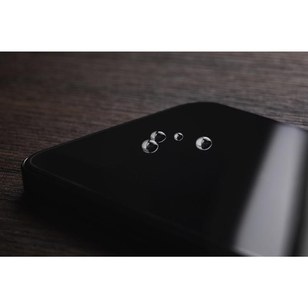 Moshi AirFoil Pro - Elastyczne szkło hybrydowe iPhone 13 mini (czarna ramka)
