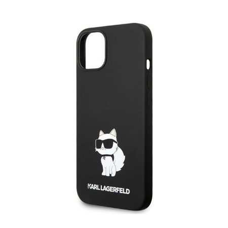 Karl Lagerfeld Silikonové pouzdro NFT Choupette - iPhone 14 Plus (černé)