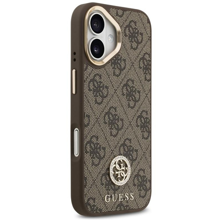 ETUI DO IPHONE 17 do MAGSAFE GUESS BRĄZOWE ORYGINALNE ELEGANCKIE MODNE