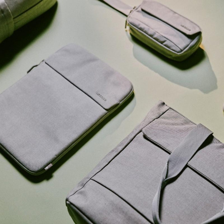Incase Crosstown Sleeve s Woolenexem - kapesní obal na MacBook Pro 14" (M4/M3/M2/M1/2024-2021) (Limestone)
