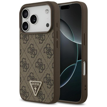 ETUI DO IPHONE 17 PRO do MAGSAFE GUESS BRĄZOWE ORYGINALNE ELEGANCKIE MODNE