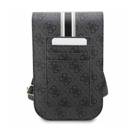 Guess 4G Stripes - Crossbody taška na telefon (černá)