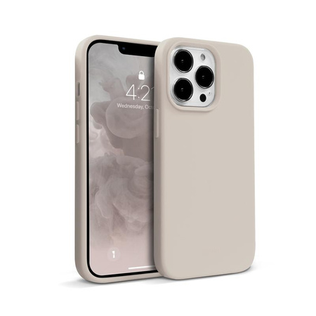Crong Color Hülle - iPhone 13 Pro Max Hülle (Stone Beige)