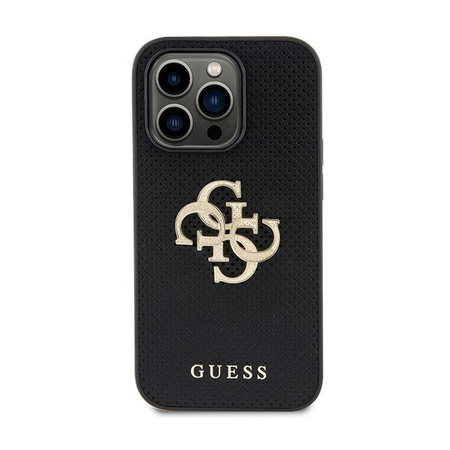 Guess 4G Strass Metal Logo - Etui iPhone 15 Pro Max (srebrny)