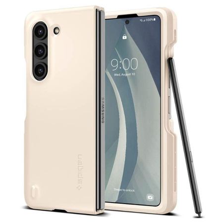 Spigen Thin Fit Pen - Gehäuse für Samsung Galaxy Z Fold 5 (Perlen Elfenbein)