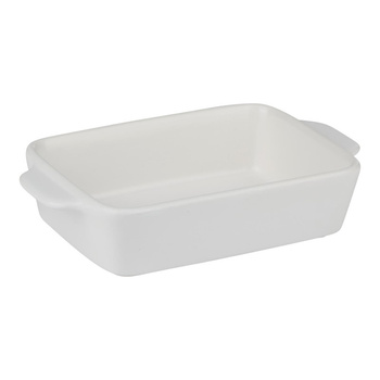 Alpina - Ceramic rectangular ovenproof dish 21.8x13.2x5 cm (white)