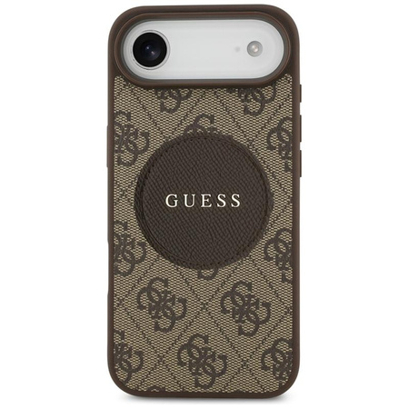 Guess 4G Circle Classic Logo MagSafe – Hülle iPhone Air (Braun)