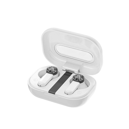 WEKOME VA06 Vanguard Series - V5.2 TWS Wireless Bluetooth Headphones with Charging Case (White)