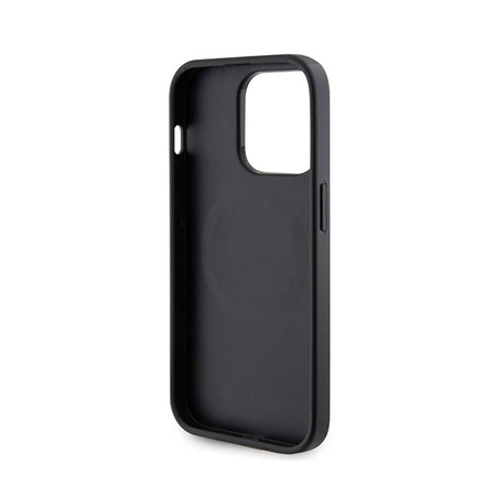 Pouzdro Guess Saffiano MagSafe - iPhone 15 Pro (černé)