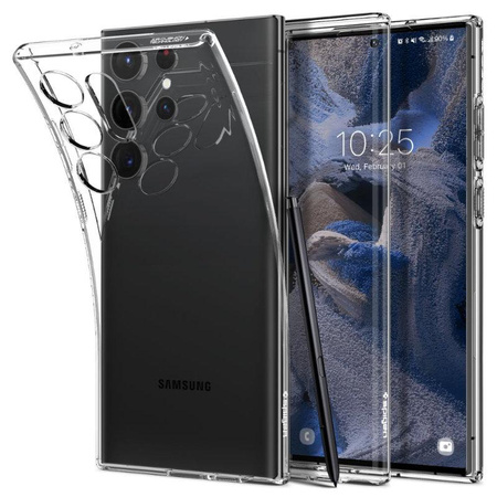 Spigen Liquid Crystal - tok Samsung Galaxy S23 Ultra (átlátszó)