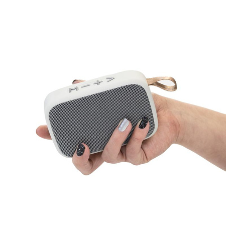 WEKOME D20 - Bluetooth V5.0 Portable Wireless Speaker (White)
