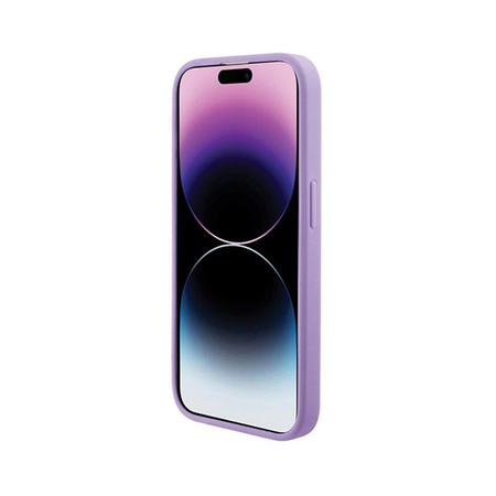 Guess Saffiano MagSafe - iPhone 15 Case (purple)