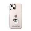 Karl Lagerfeld IML NFT Choupette - pouzdro pro iPhone 14 Plus (růžové)