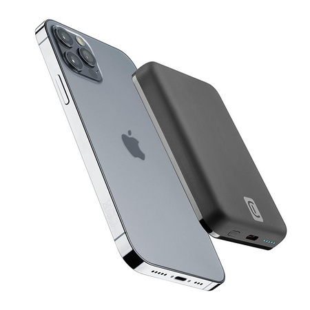 Cellularline MAG 5000 - 5000mAh 7.5W MagSafe induktív energiabank (fekete)