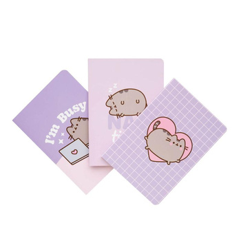 Zestaw zeszytów Pusheen Moments A6 – trzy wzory, wiele możliwości