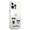 Karl Lagerfeld Ikonik & Choupette - iPhone 13 Pro Max Tasche (Klar)