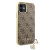 Guess 4G Charms Kollektion - iPhone 11 Hülle (braun)