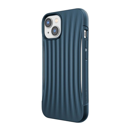 X-Doria Raptic Clutch - Étui biodégradable pour iPhone 14 (testé en chute de 3 m) (Bleu)