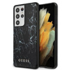 Guess Marble - Samsung Galaxy S21 Ultra Tasche (schwarz)