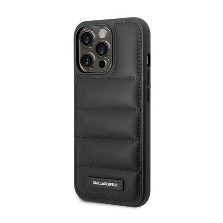 Karl Lagerfeld Puffy Elongated Logo - iPhone 14 Pro Tasche (schwarz)